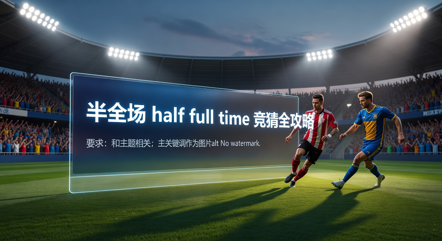半全场 half full time 竞猜指南：掌握赛事分析技巧